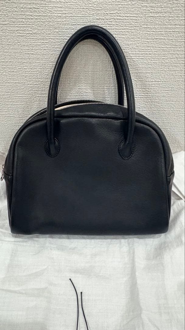 Aeta DA25 ボストンバッグ S 黒 レザーハンドバッグ 保存袋付き