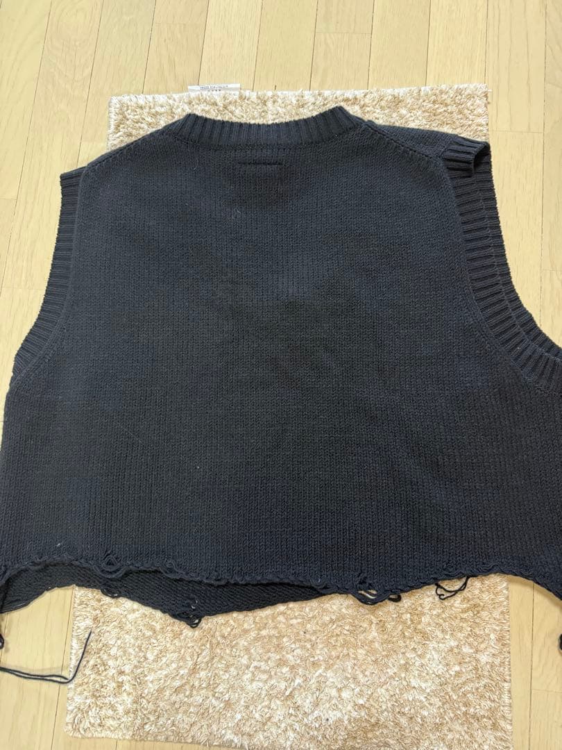 【中古】doublet midwest 別注 ベスト クロ