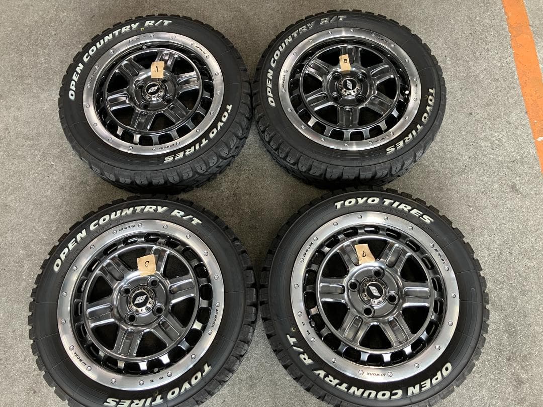 トーヨータイヤ Open Country R/T 15インチタイヤホイールセット