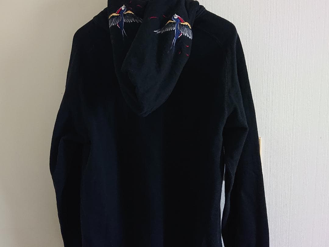 ルードギャラリー BLACK REBEL スワロー パーカー swallow