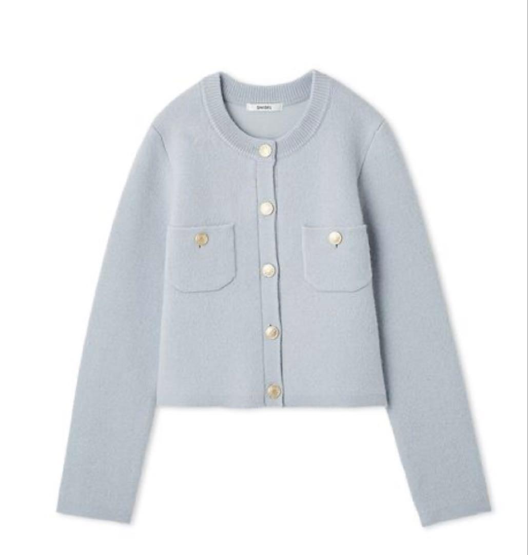 【SNIDEL】フォックスニットジャケット