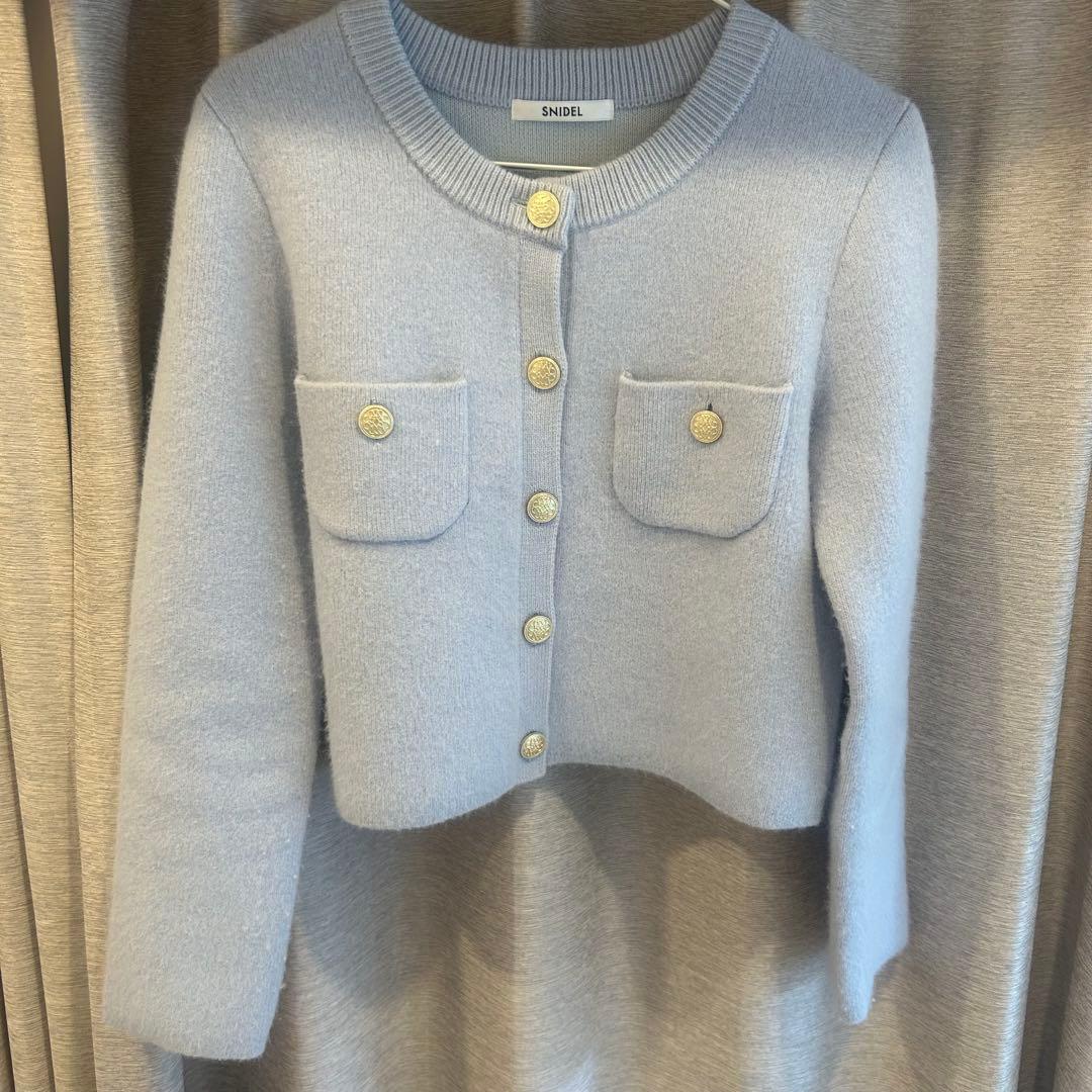 【SNIDEL】フォックスニットジャケット