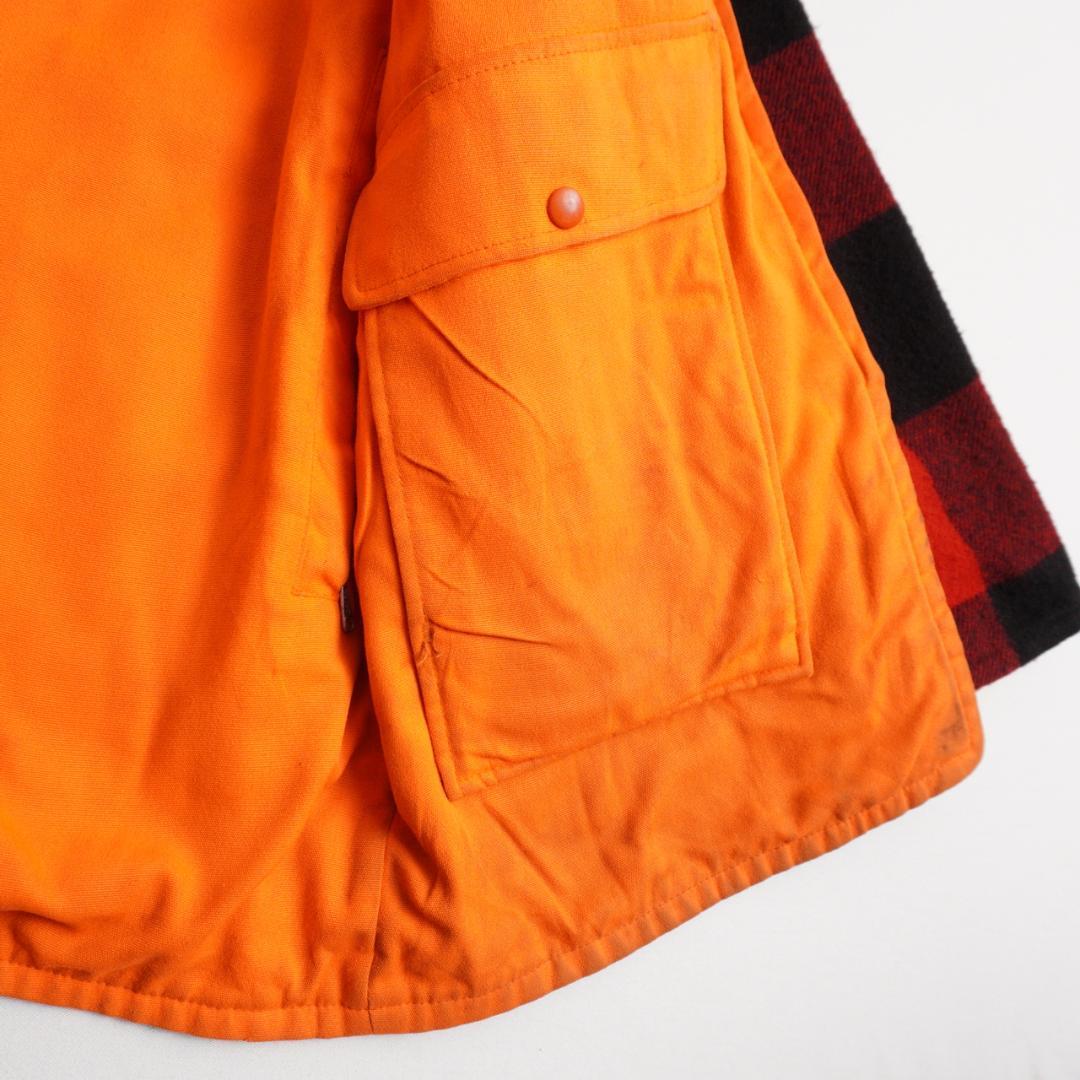 80s Woolrich USA製 バッファローチェック 中綿ウールジャケット