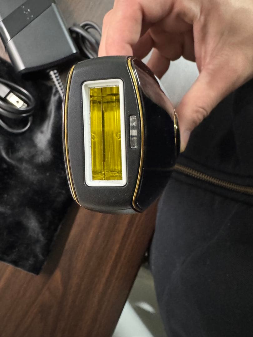 脱毛器 イエローランプ ACアダプター付き