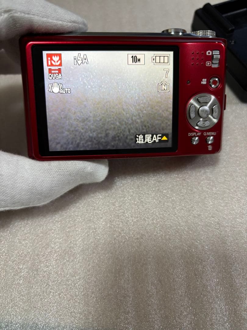 オールドコンデジ Panasonic LUMIX DMC-TZ7 レッド 動作◯
