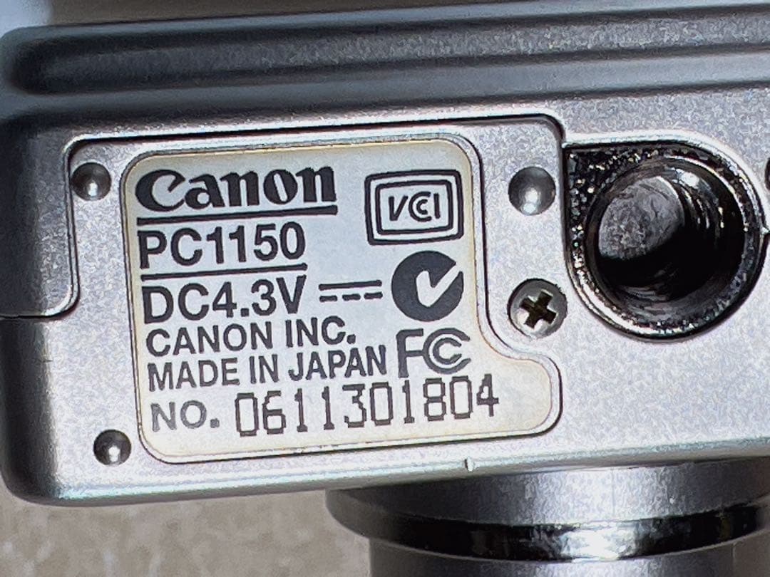 Canon IXY DIGITAL 55 コンパクトデジタルカメラ説明書.箱入り