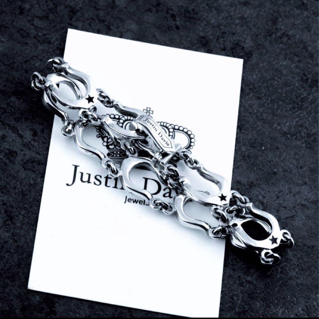 廃盤　ジャスティンデイビス　ホースシューブレスレット　馬蹄　スター