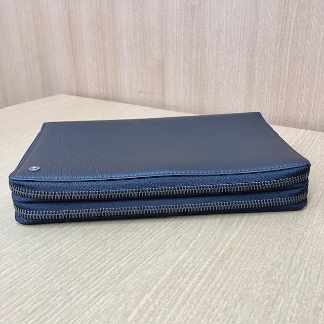 ●MONTBLANCホワイトスター　 ダブルラウンドファスナー オーガナイザー