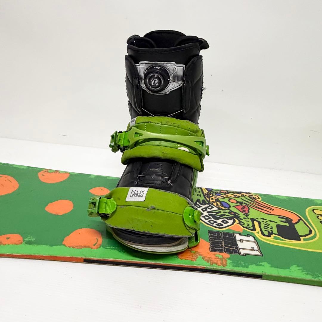 2点セットブーツ無しSALOMON FLUX スノボセット　サロモン　フラックス