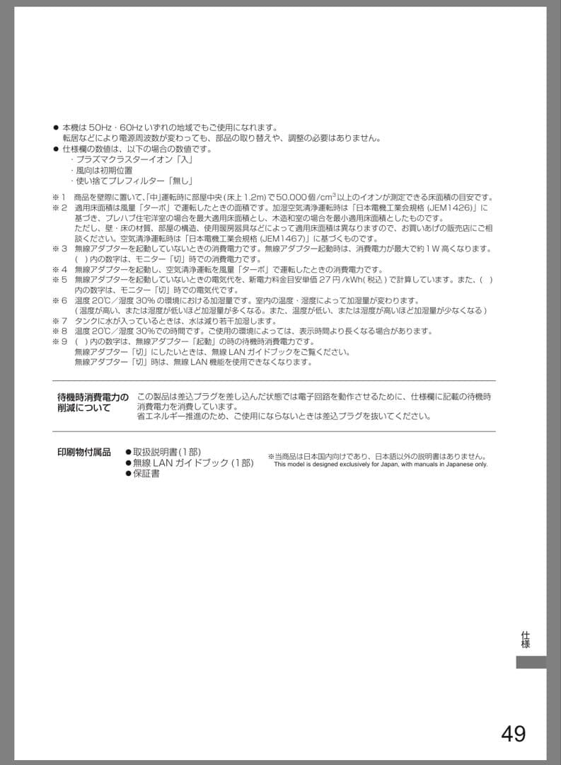 プラズマクラスター KI-HP100-W