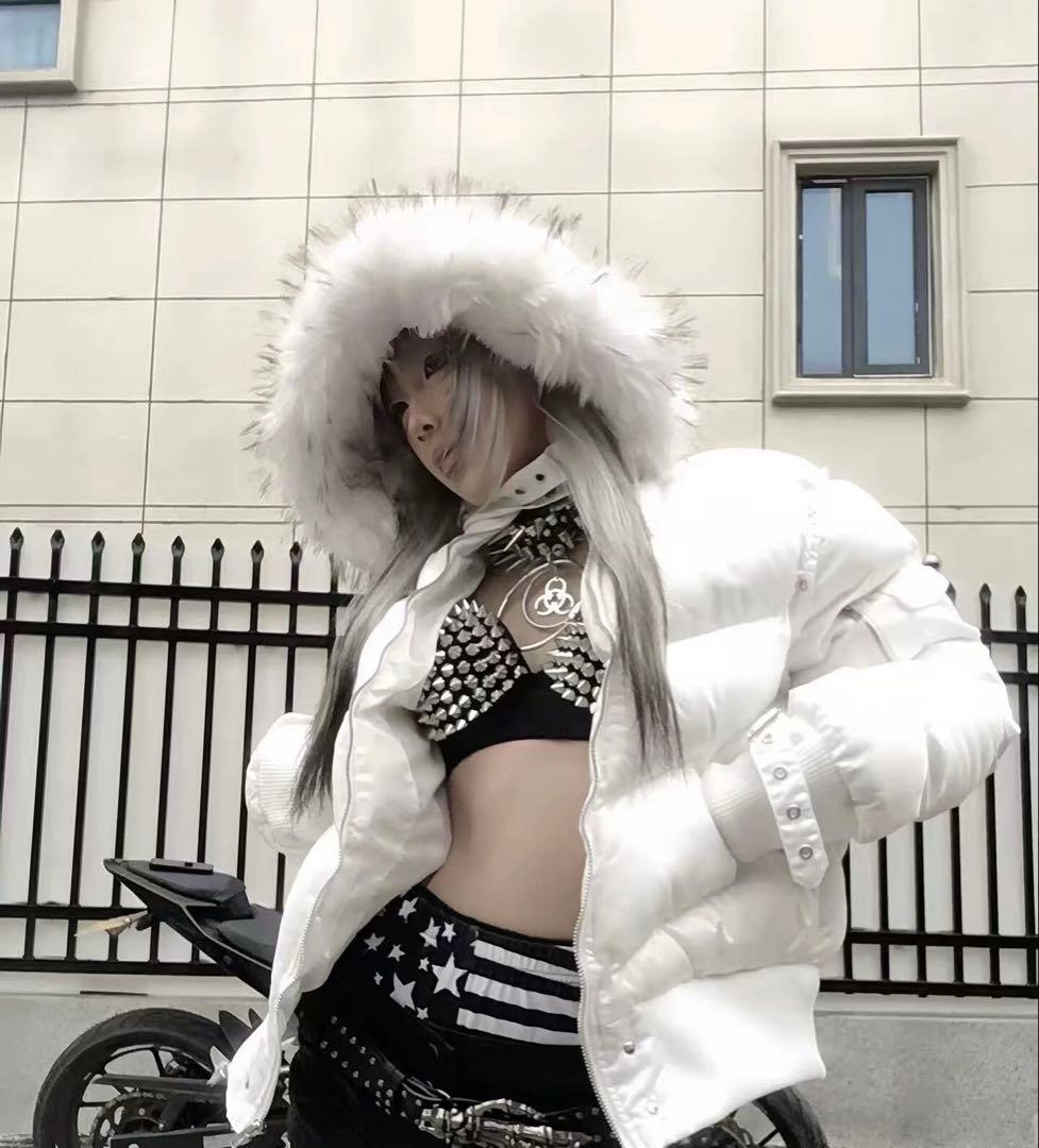 【最安値】PAIKI ホワイト ダウンジャケット y2k opium お兄系