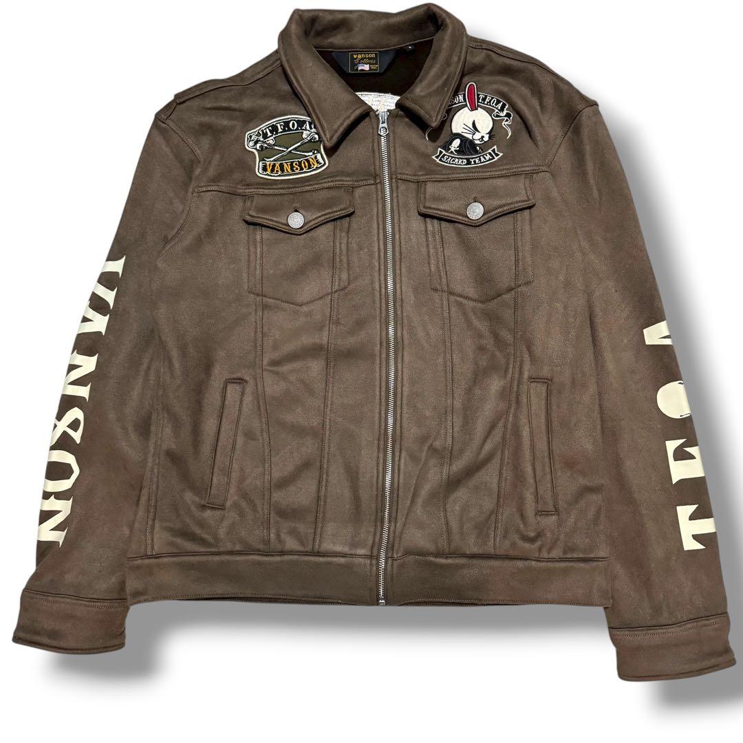 VANSON クローズ WORST コラボ デスラビット 刺繍 ジャケット