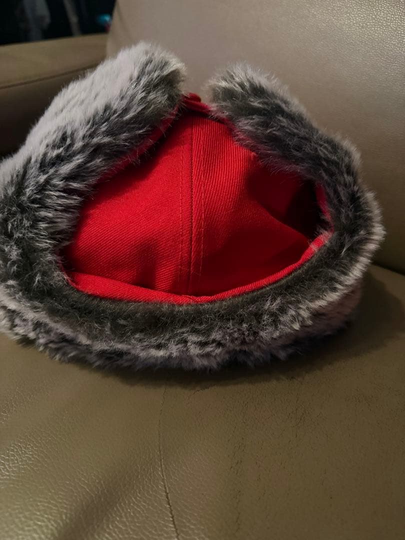 【未使用】Supreme レッド ベースボールキャップ 7 1/2