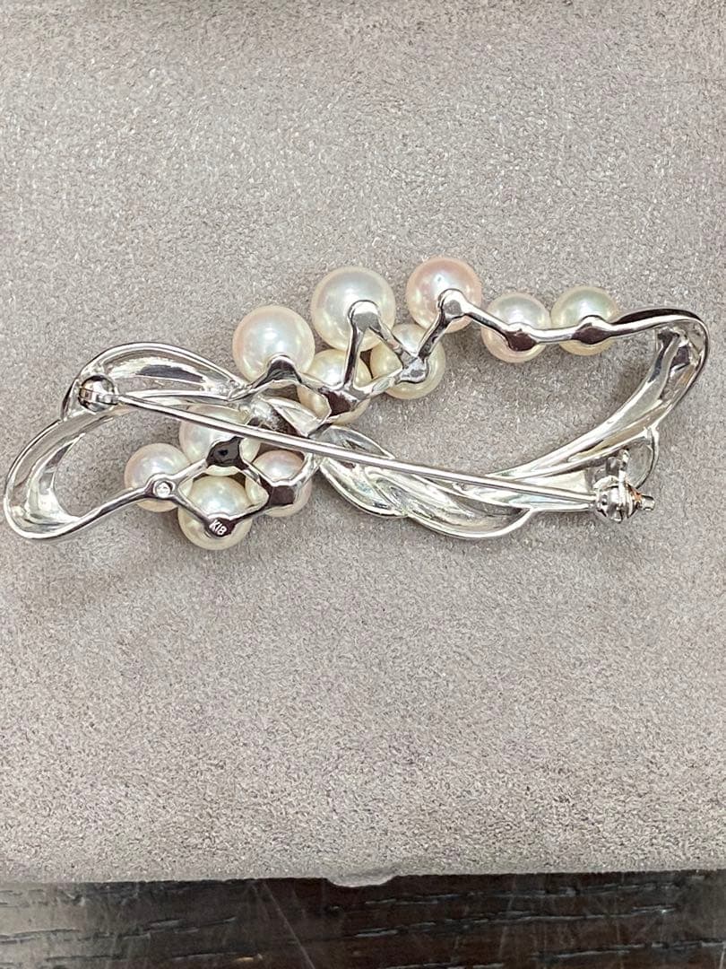 MIKIMOTO 真珠ブローチ