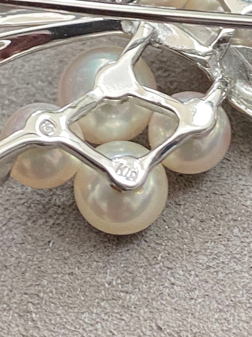 MIKIMOTO 真珠ブローチ