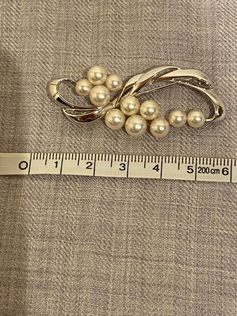 MIKIMOTO 真珠ブローチ