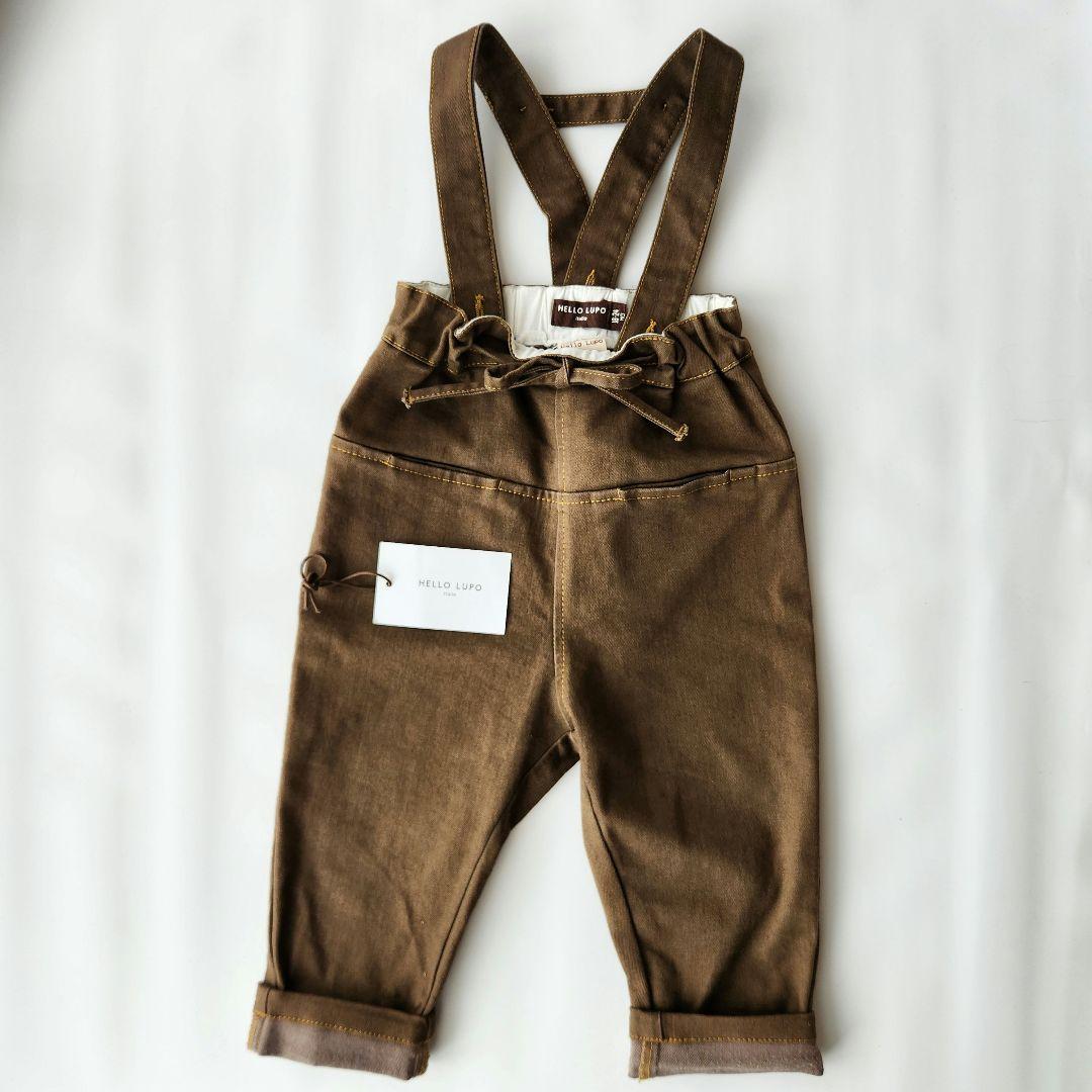 ボトムス hello lupo brown denim pants 18-24m