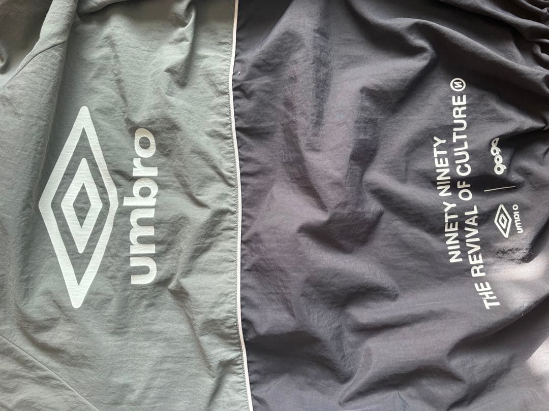 9090 Umbro グレー ナイロンジャケット