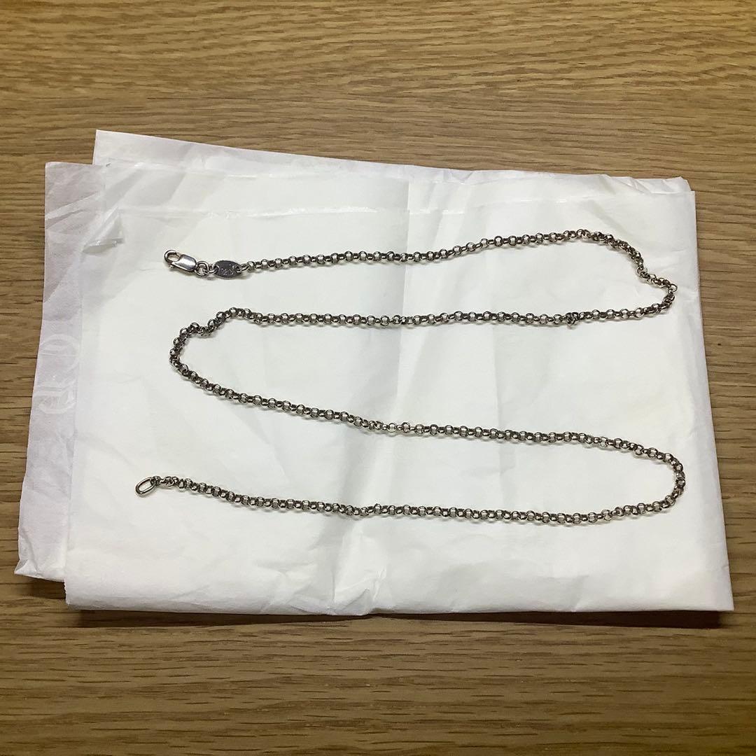 【正規店購入】クロムハーツ ロールチェーンR20 証明書、おまけ付き