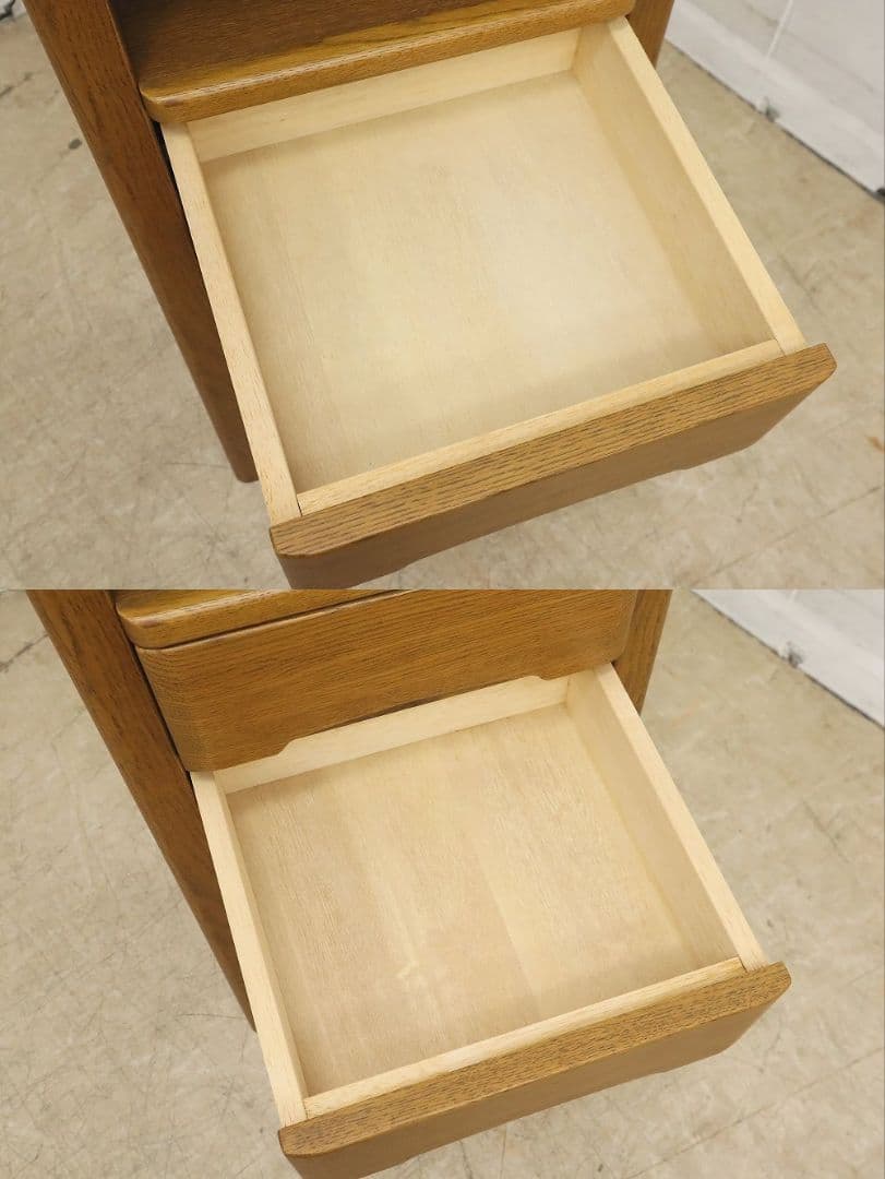 【浜本工芸】ナラ材・電話台・サイドチェスト