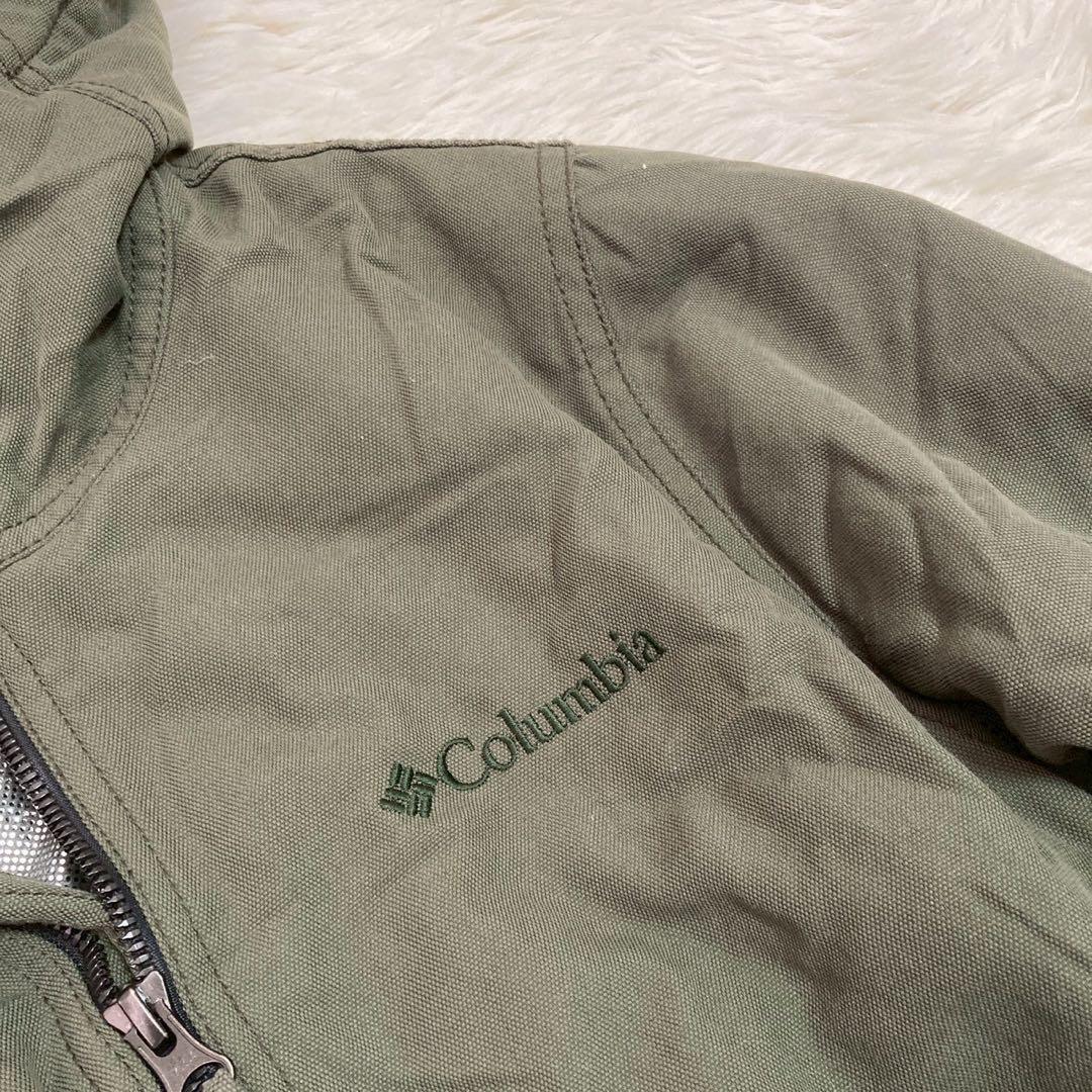 Columbia ブルゾン カーキ M フード付き カジュアル 着回し シンプル