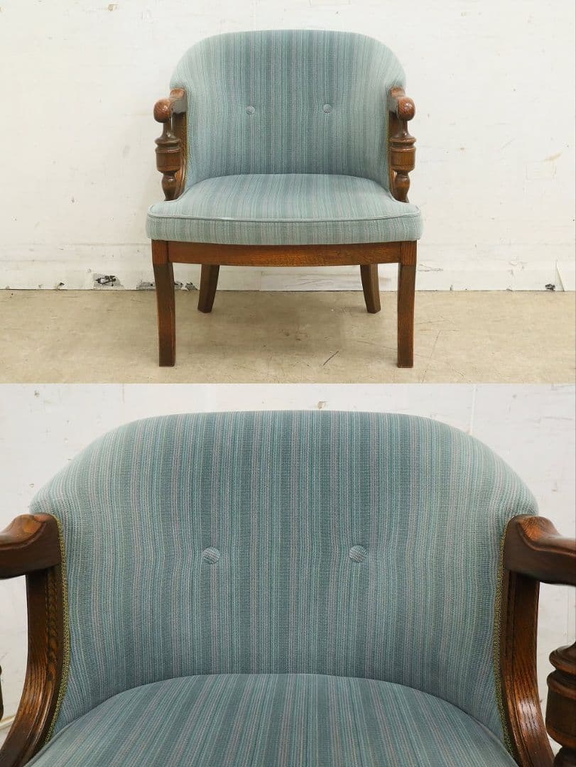 いずみ【ブルージュ】アームチェア①・オーク材・ＩDC大塚家具