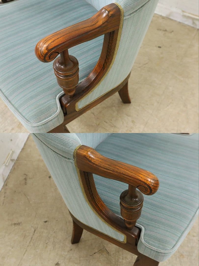 いずみ【ブルージュ】アームチェア①・オーク材・ＩDC大塚家具