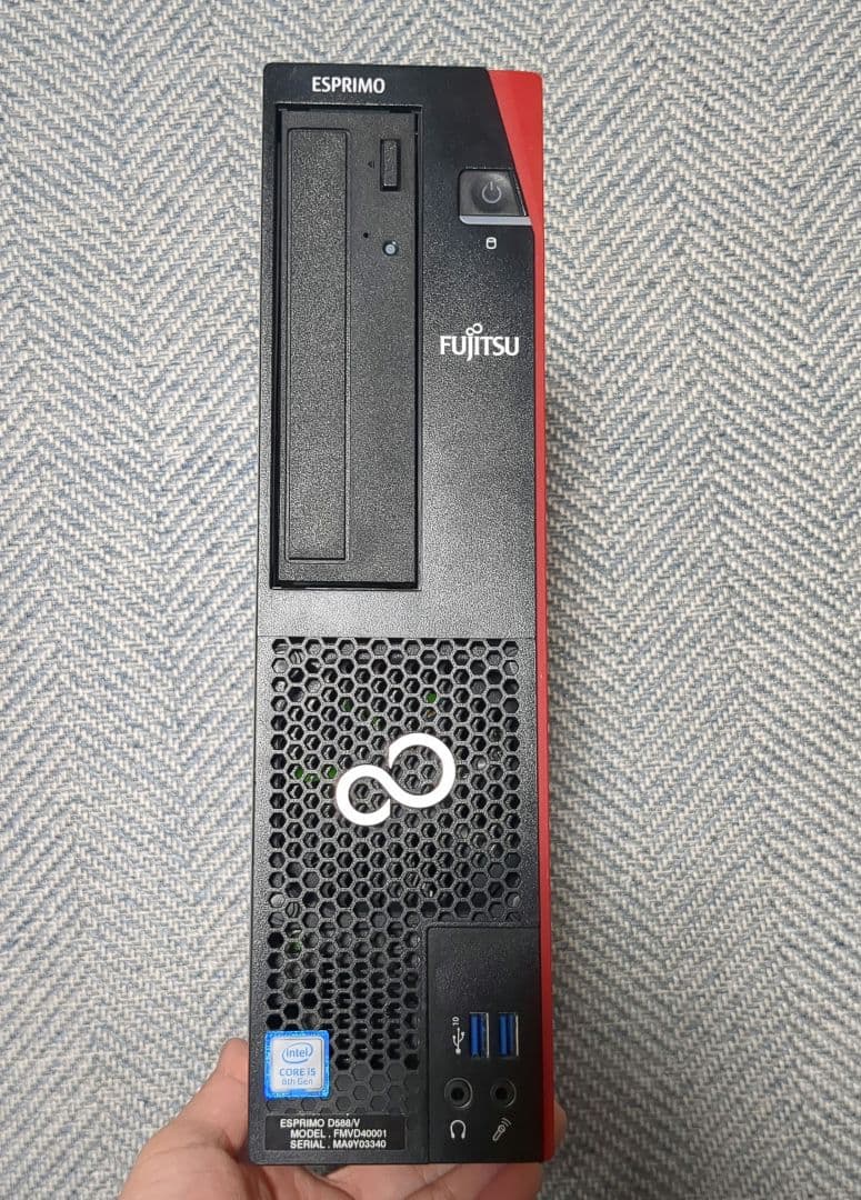 【メンテ済】富士通2019年製/ESPRIMO/メモリ8GB/SSD512GB