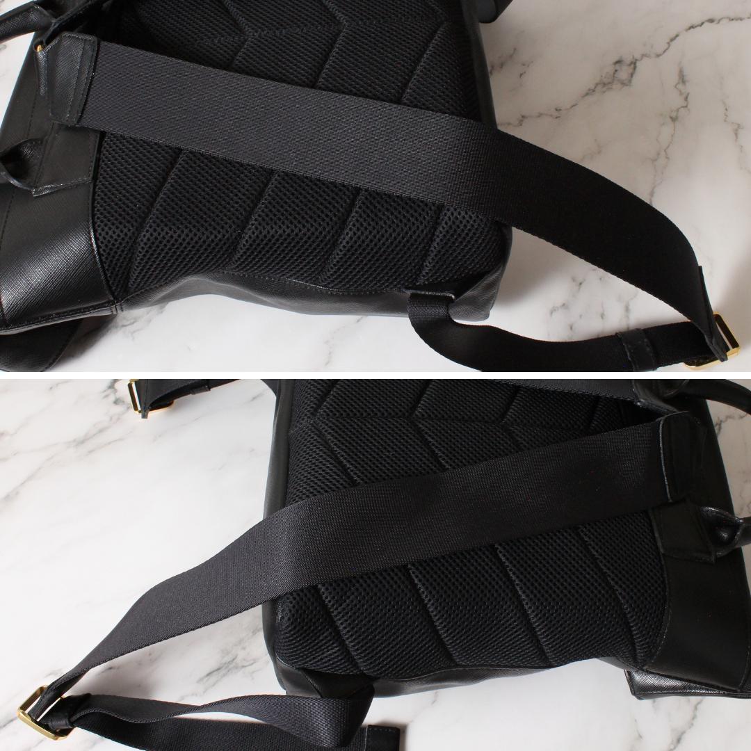 ✨未使用級✨ ADMJ リュック バックパック シュリンク レザー ブラック