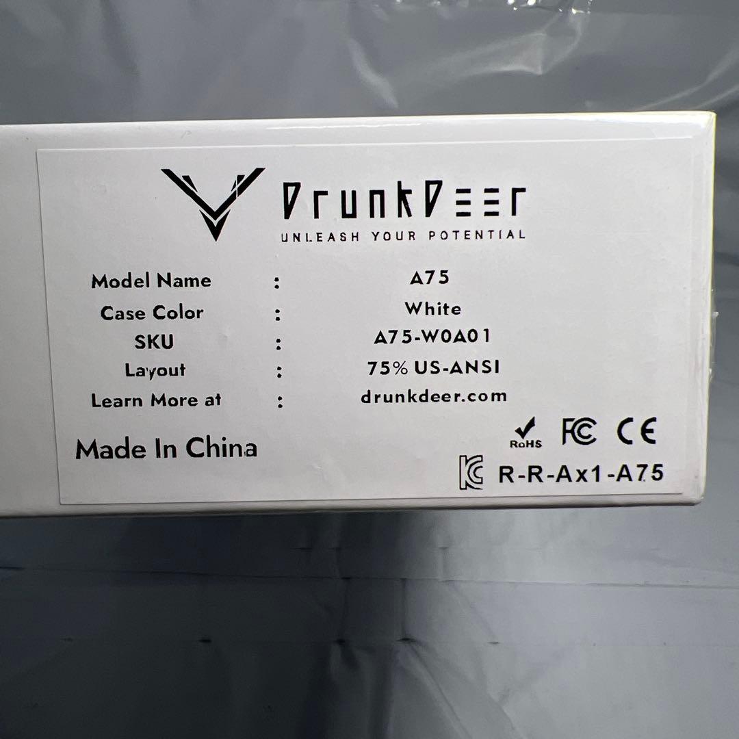 DrunkDeer A75 ラピッドトリガー キーボード メカニカル
