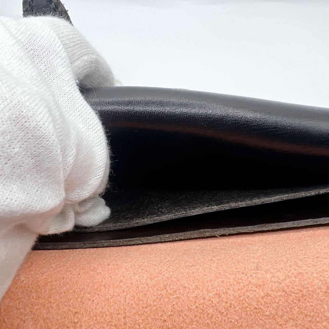 ALZUNI アルズニ 桜 カットワーク レザー ロングウォレット コンチョ