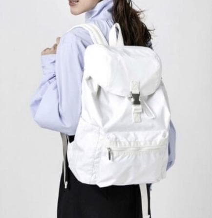 レスポートサック 神崎恵 ホワイト リュック バックパック