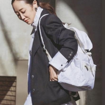 レスポートサック 神崎恵 ホワイト リュック バックパック