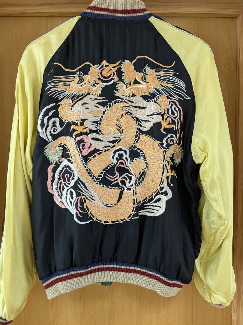 美品 テーラー東洋 スカジャン ロードランナー リバーシブル Mサイズ