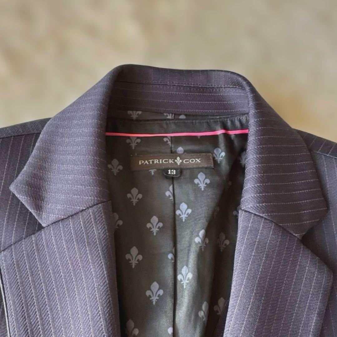 ✨新品✨パトリックコックス　パンツスーツ　スリーピース　ネイビー　ストライプ
