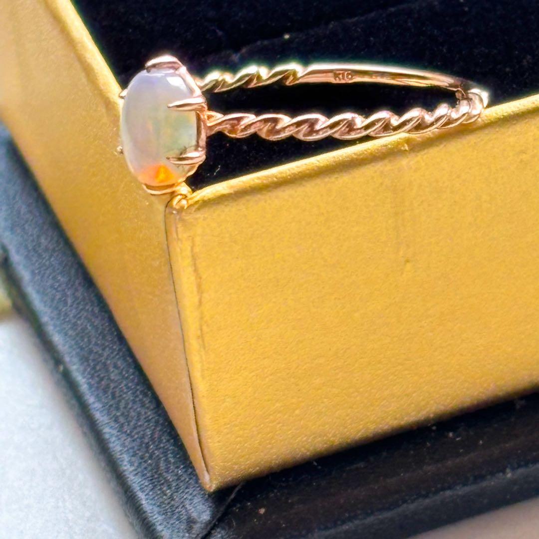 ete◎K10オパールリング11号　エテ