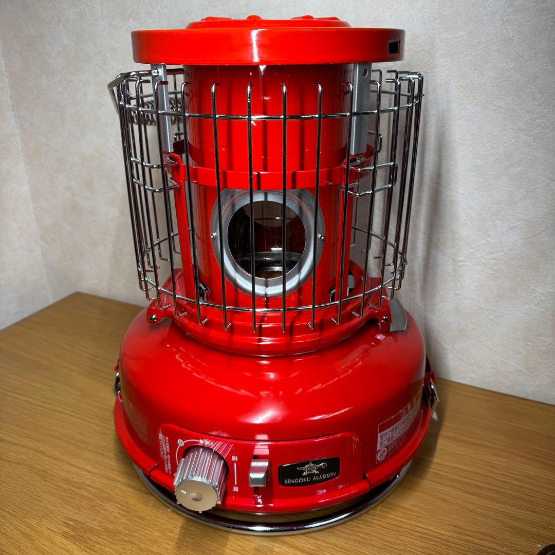 センゴクアラジン ポータブルガスストーブ レッド