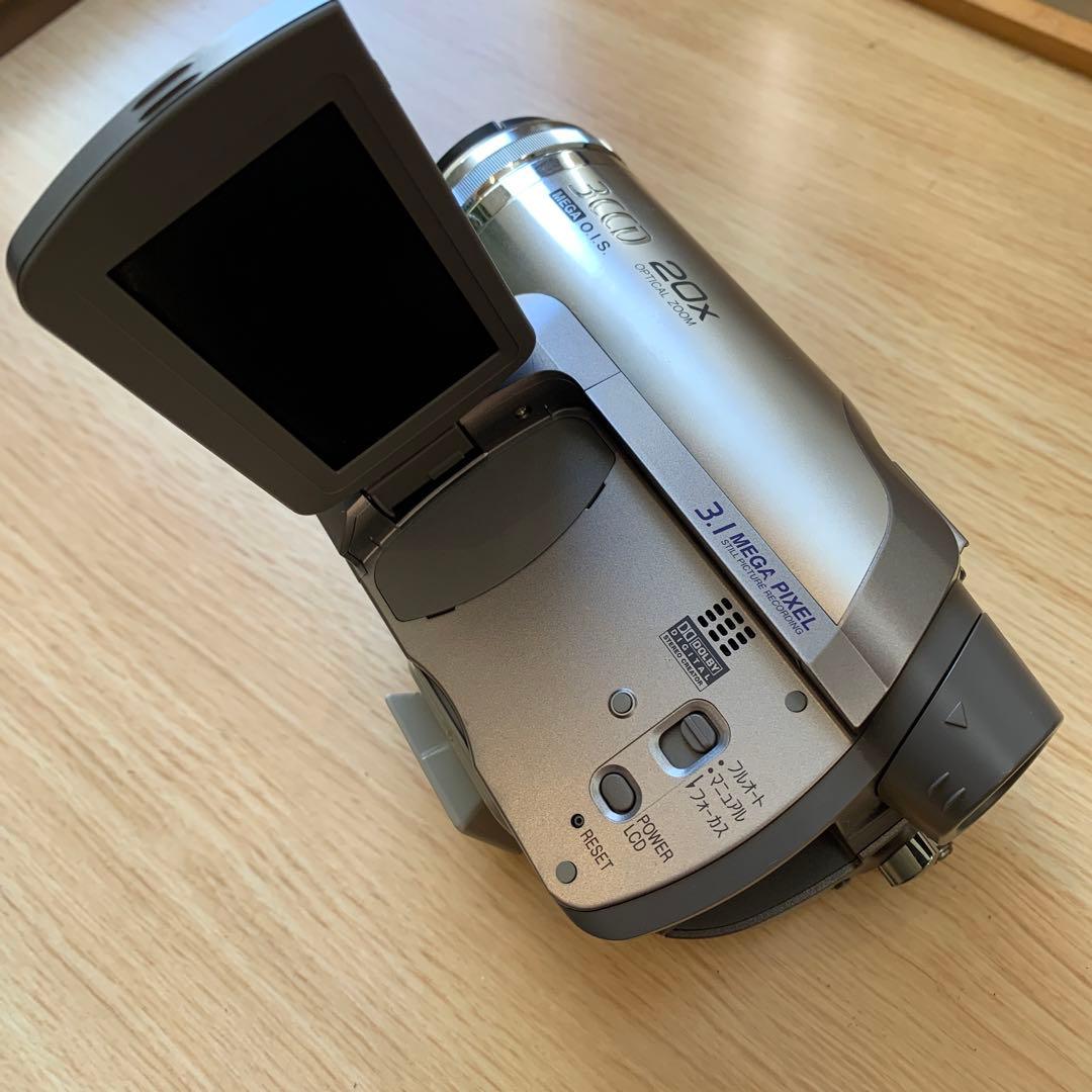 Panasonic DVDビデオカメラ「VDR-D400-S」　箱付き　動済み