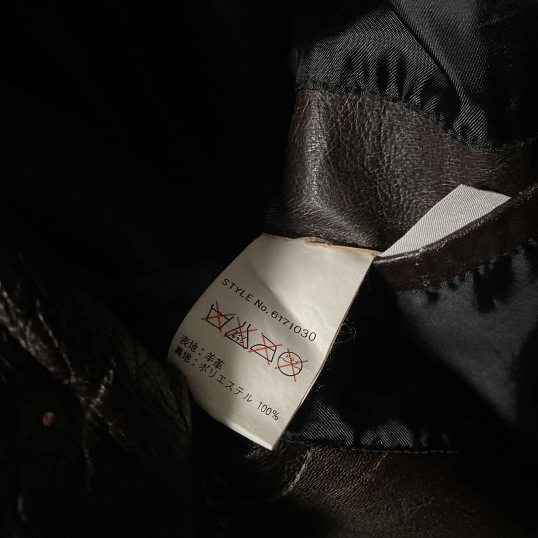 33Y251229G AVIREX M-65 レザージャケット