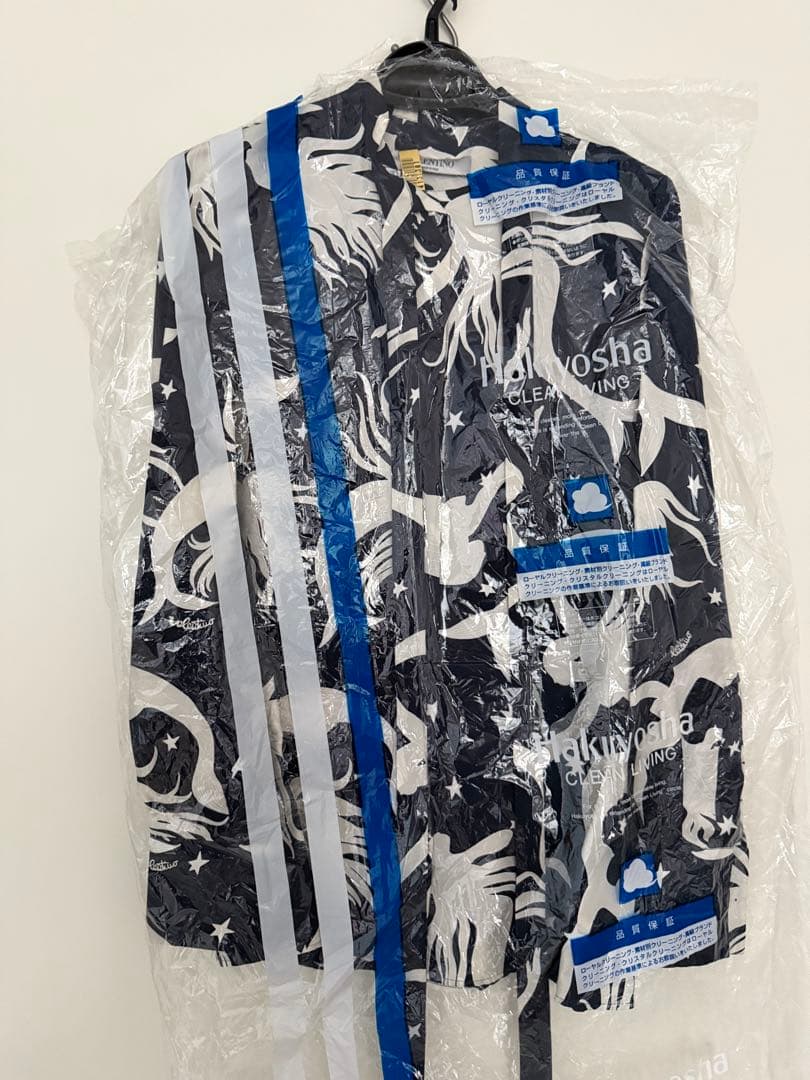 美品 VALENTINO マーメイド プリント長袖シャツ