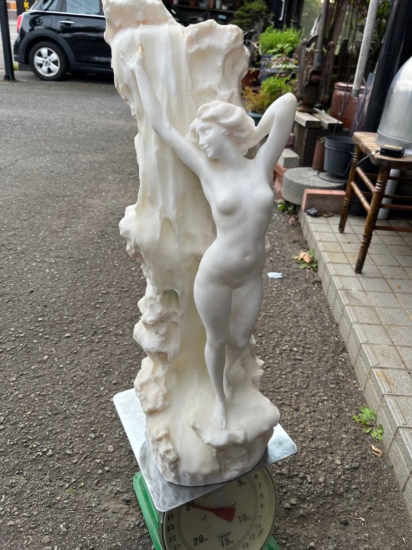おチビさん専用 天然大理石ヴィーナス 、本物大理石彫刻 高さ63 幅60 約35