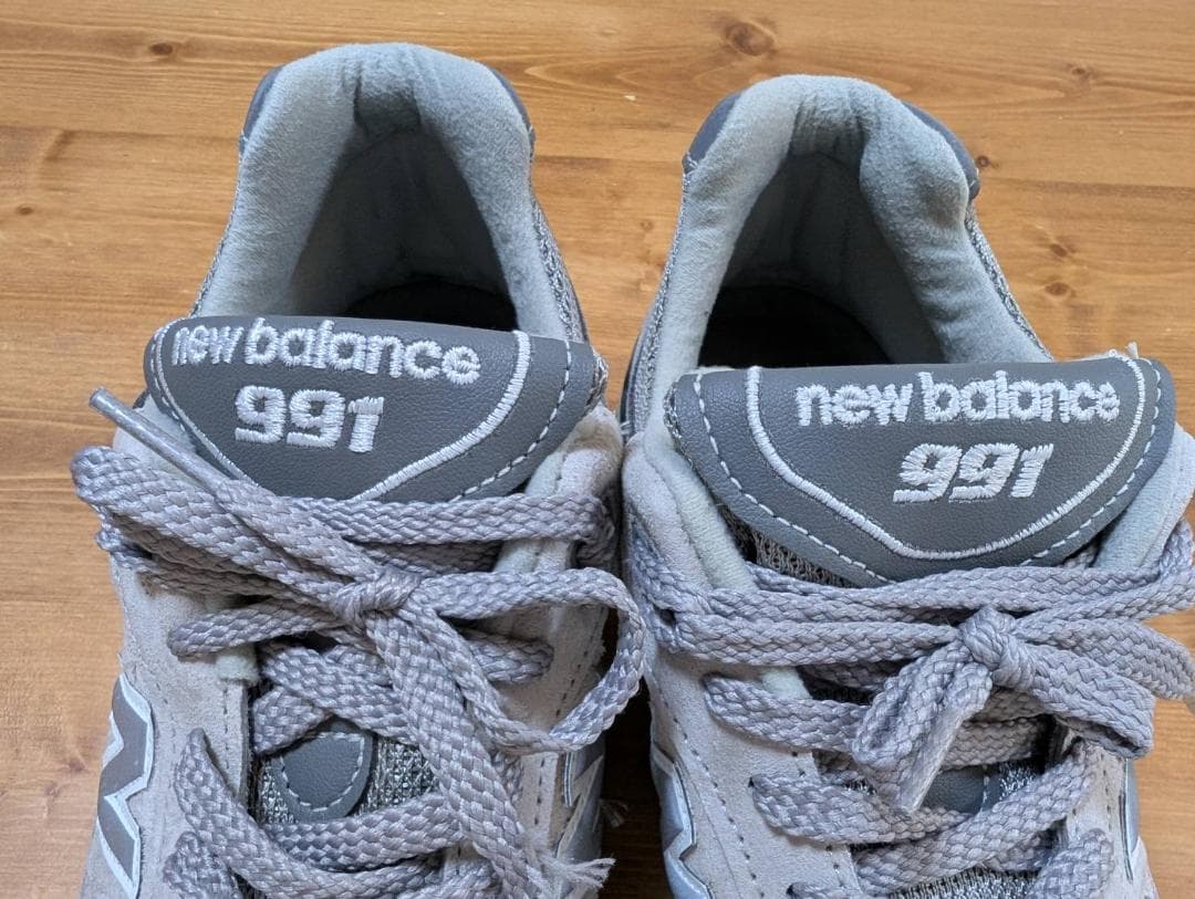 うしおNew Balance 991 グレー スニーカー