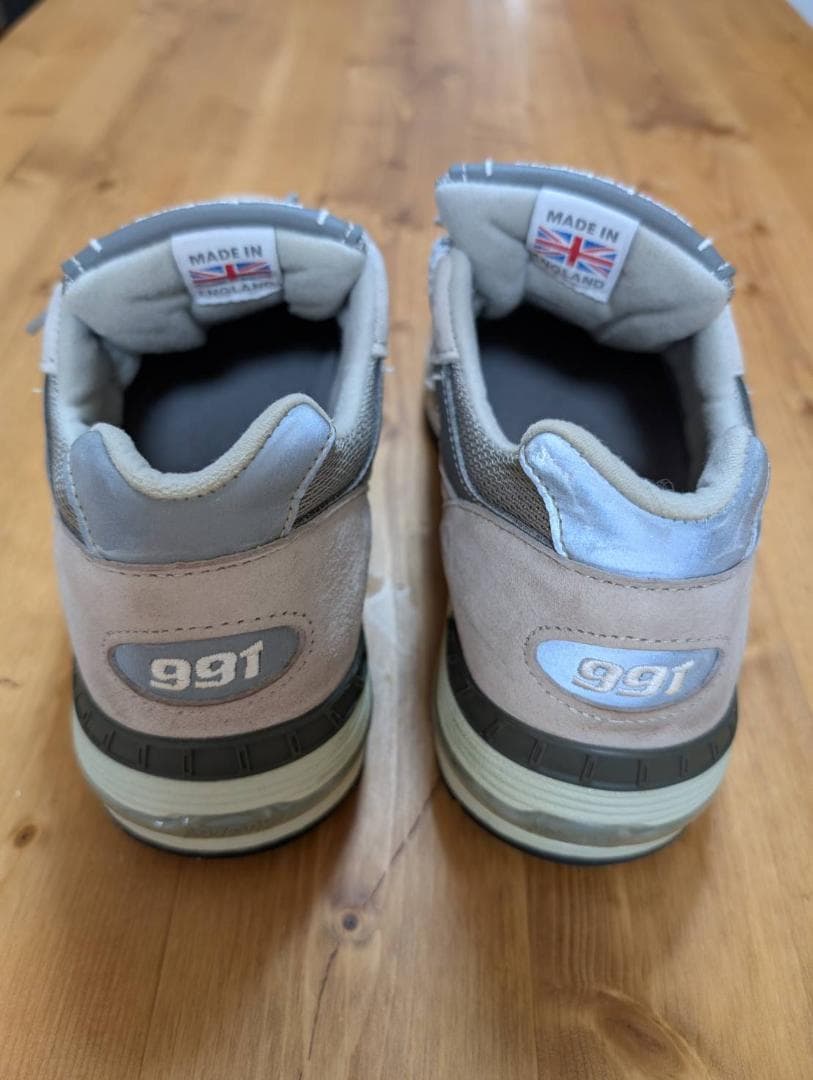 うしおNew Balance 991 グレー スニーカー