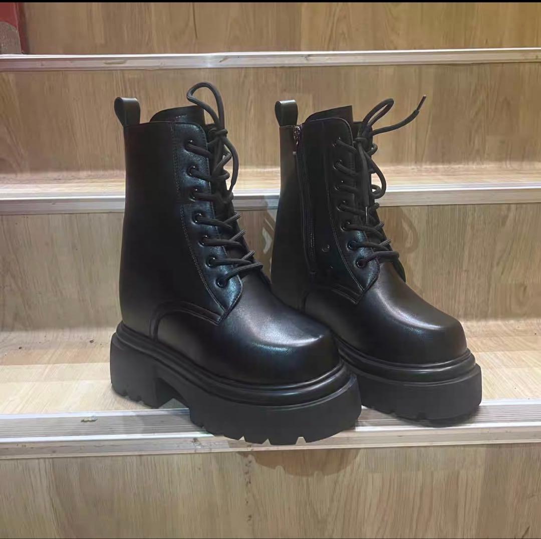 【+16.5cm】コスプレ用厚底ブーツ(24.5cm)