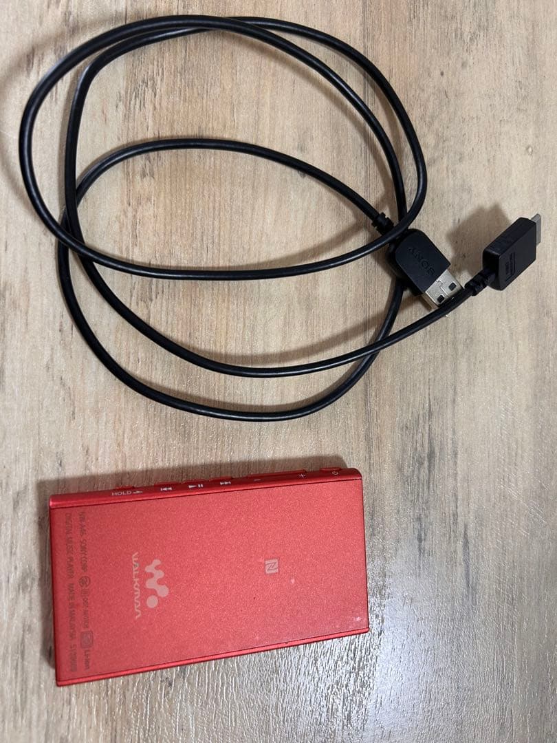 SONY Walkman レッド NW-A46 USBケーブル付き