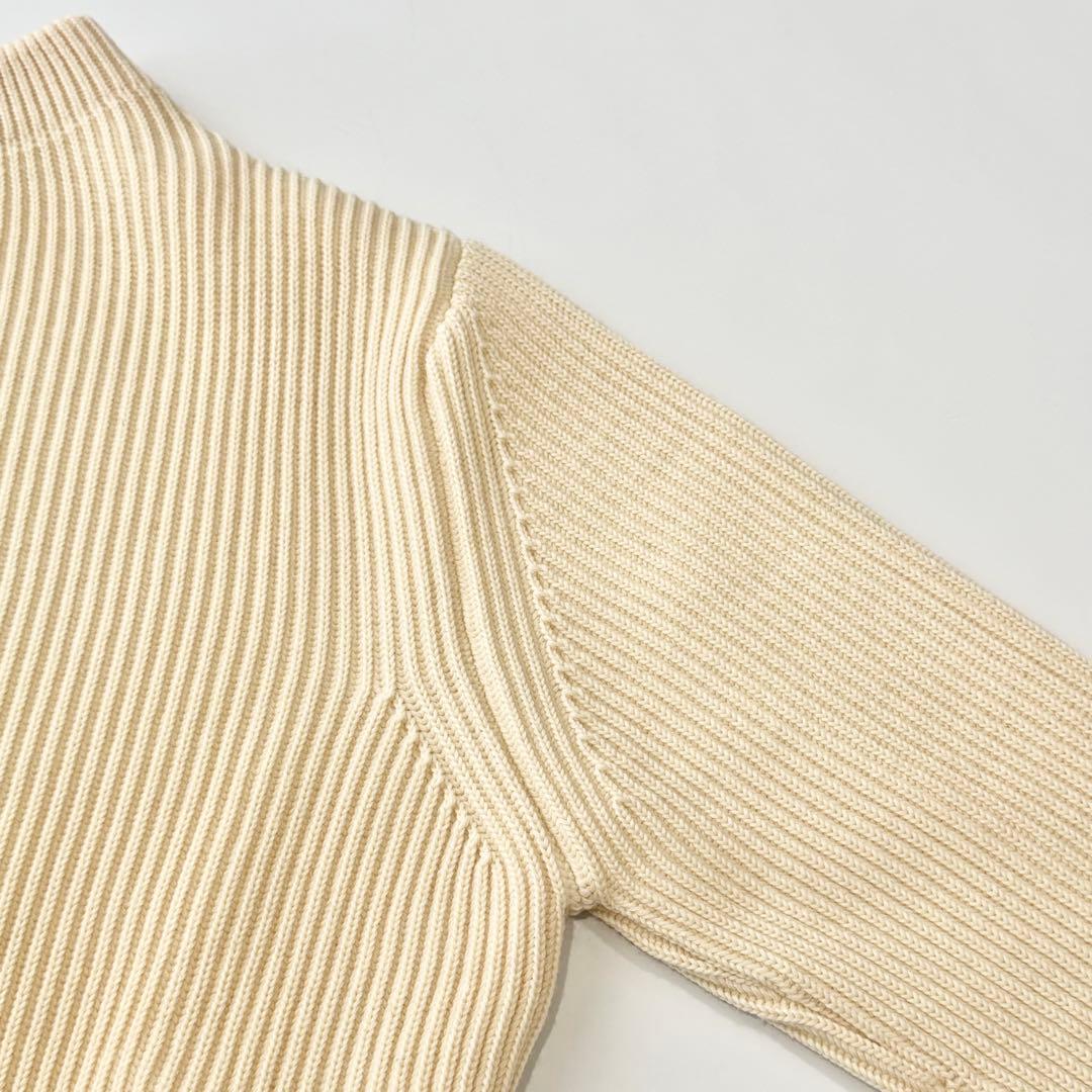 アンデルセンアンデルセン 5GG モックネック ウール ニット セーター