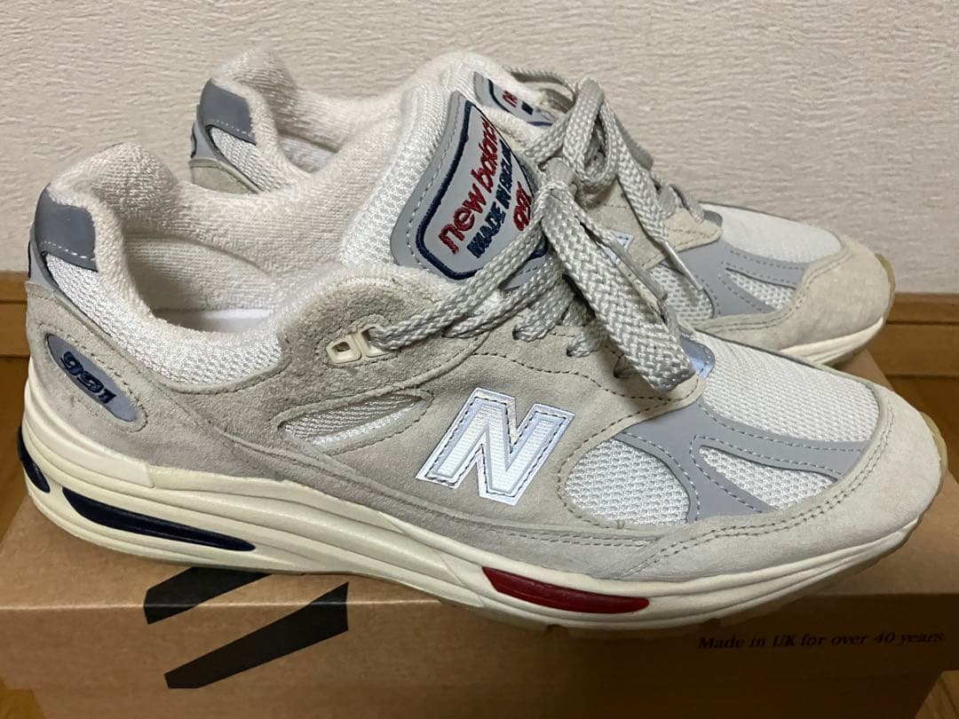 靴 New Balance 991V2 \"Vintage Sport\" 25.5