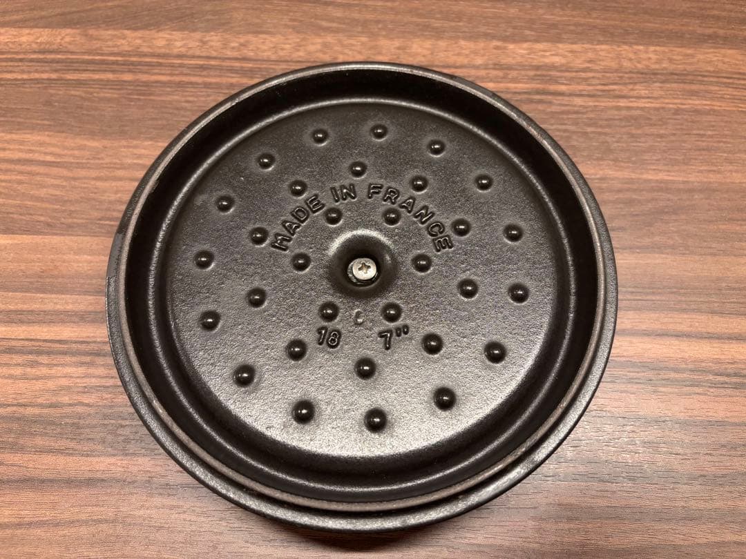 STAUB ピコココットラウンド 18cm 黒 ブラック