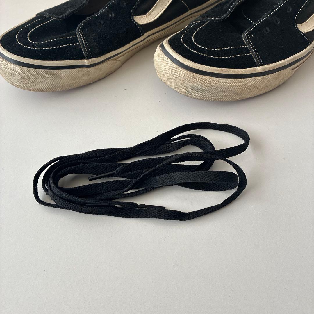 90s Vans Sk8-Hi ブラック/ホワイト