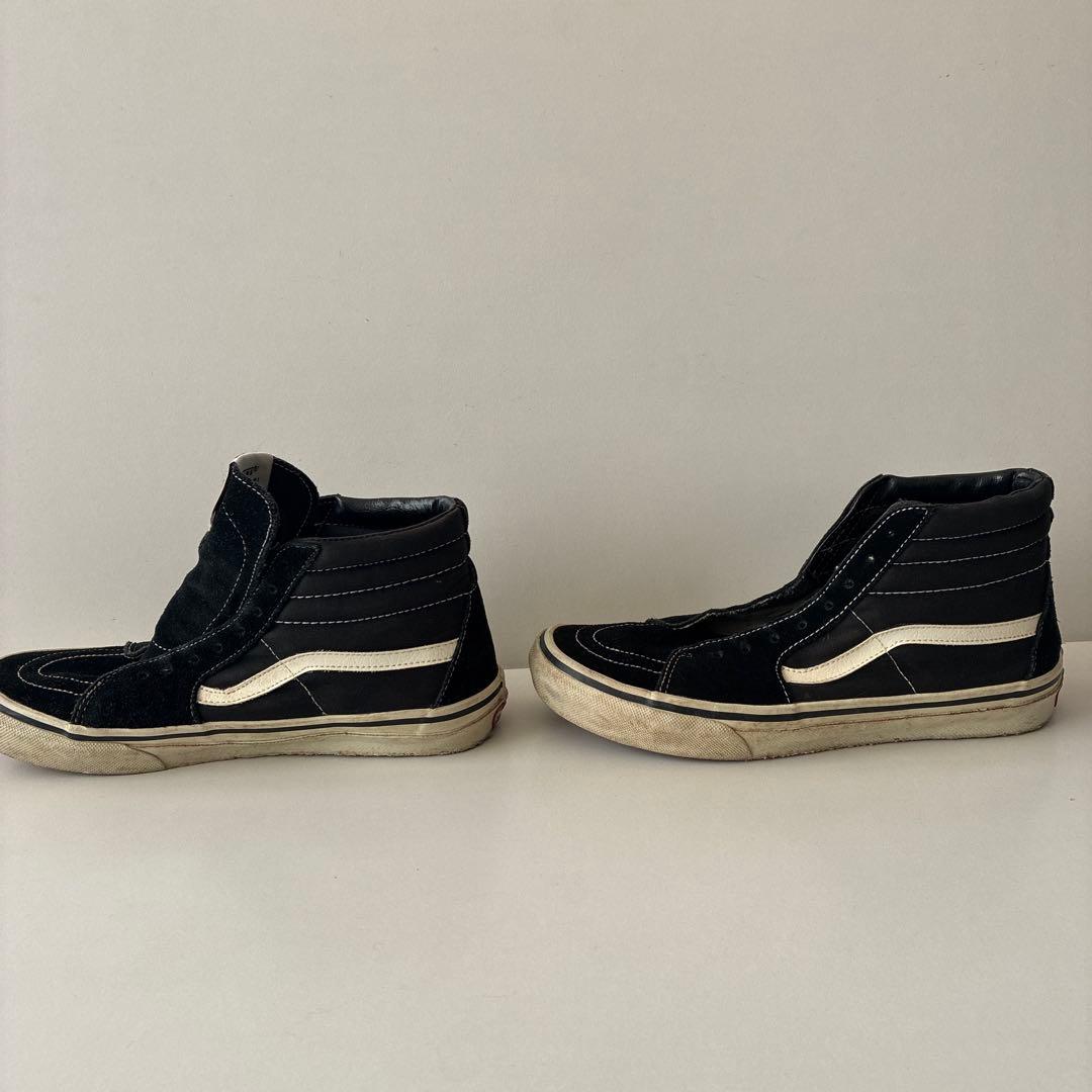 90s Vans Sk8-Hi ブラック/ホワイト